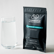 Load image into Gallery viewer, Brain Fog Pouch with glass of water
