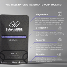 Load image into Gallery viewer, LC Advanced Formula + Sleep | 4 Natural Ingredients including Magnesium | Natural Sleep Aid | Vegan
